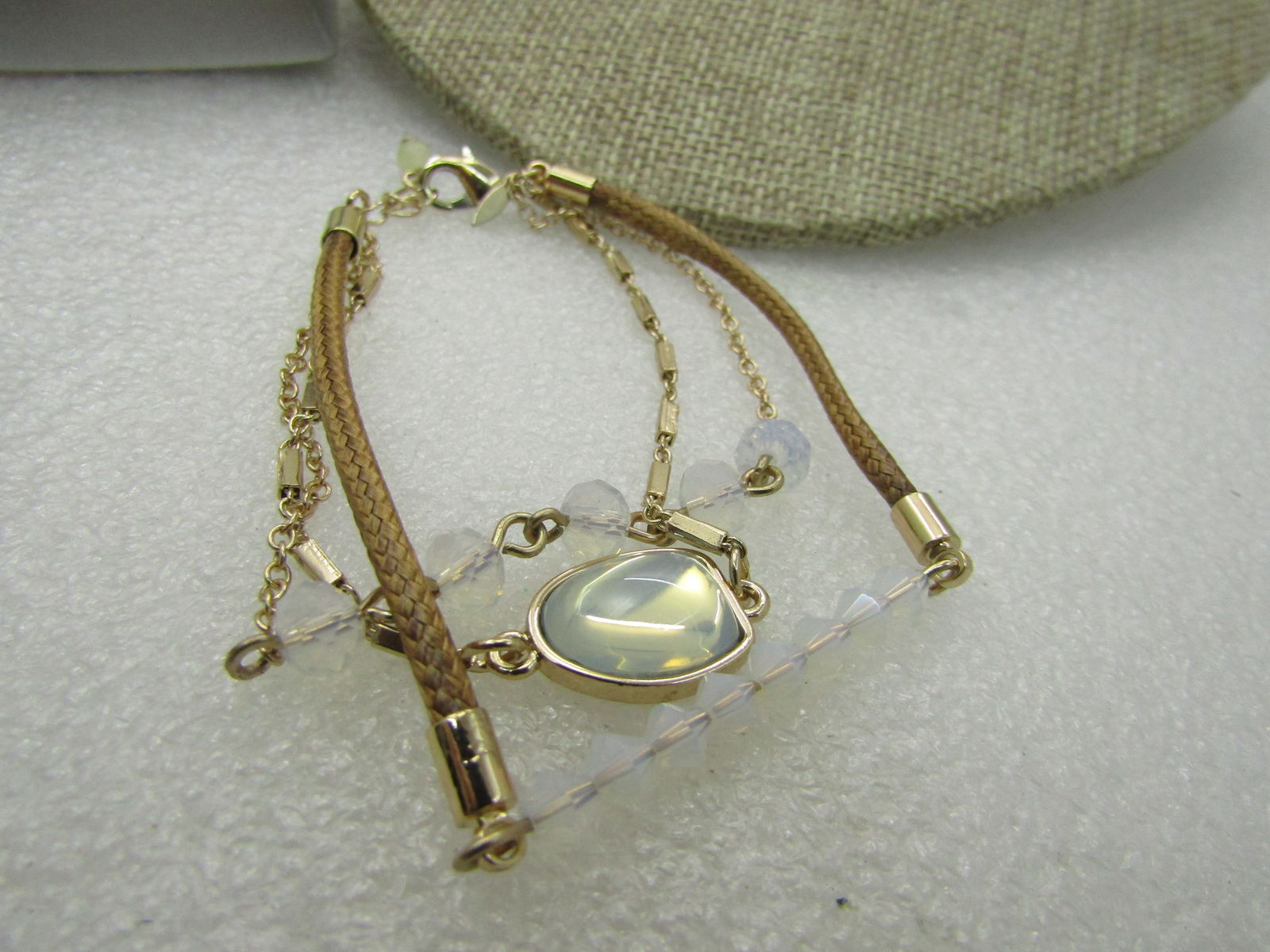 Avon Multi-Strand Opalesque Layered Bracelet. 7-8", In Original Box, Unworn - 4