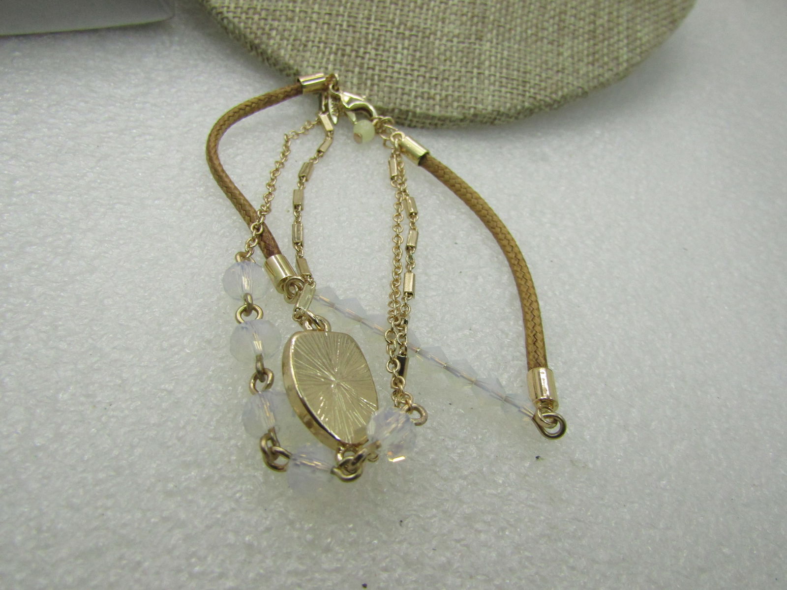 Avon Multi-Strand Opalesque Layered Bracelet. 7-8", In Original Box, Unworn - 5