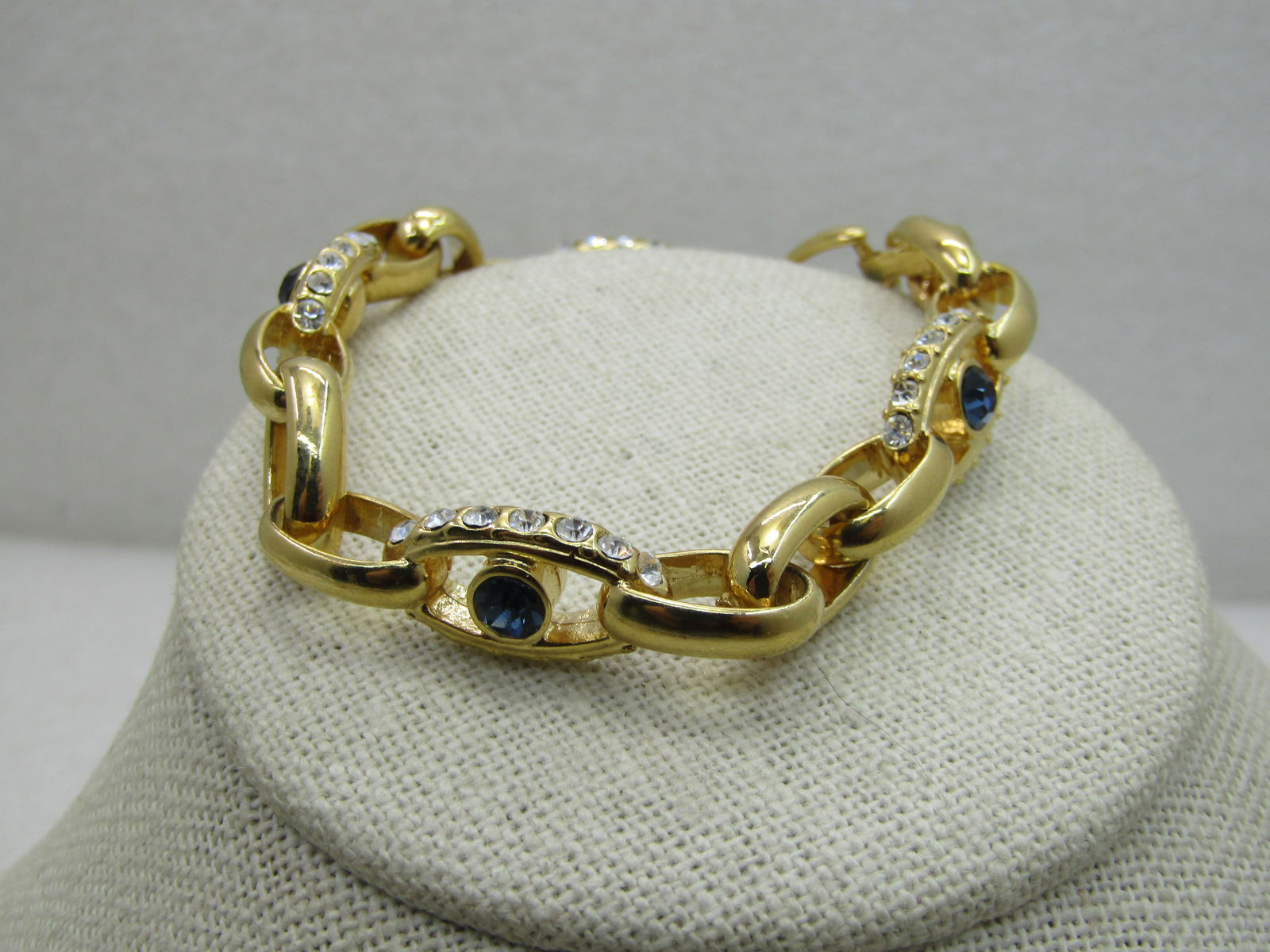 Nolan Miller Faux Sapphire Bracelet, 7" (SS784) - 2