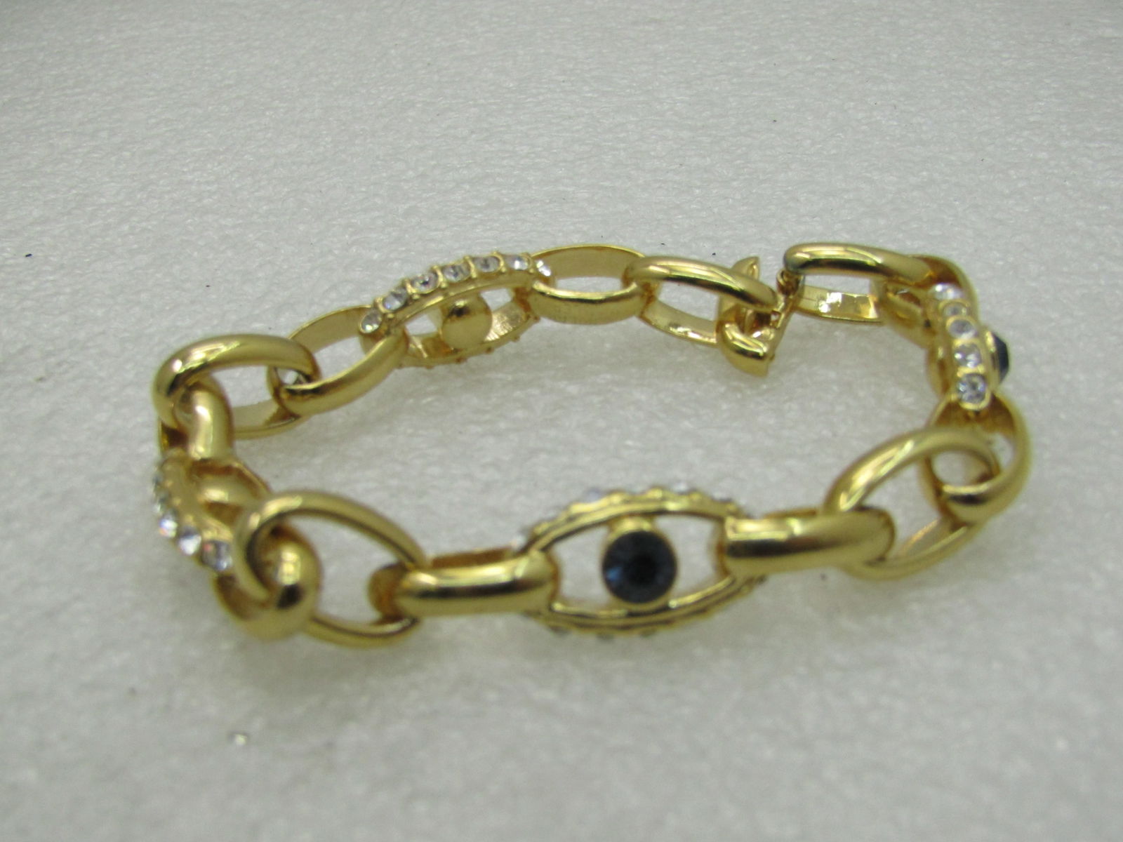Nolan Miller Faux Sapphire Bracelet, 7" (SS784) - 4