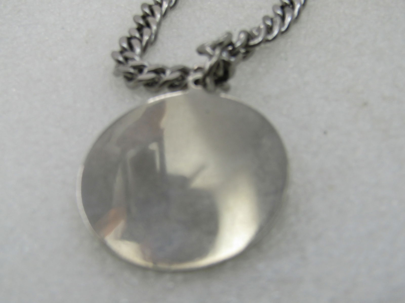 Vintage Shriner's Rhinestone Saber Charm Bracelet, 7", Stainless - 4