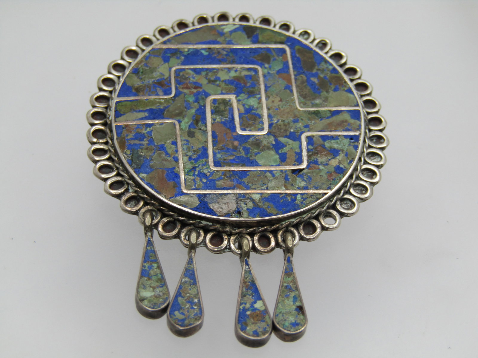 Vintage Mod Rhinestone Repousee Oval Bracelet, 7.25", 1950's-1960's, Sarah Coventry - 4