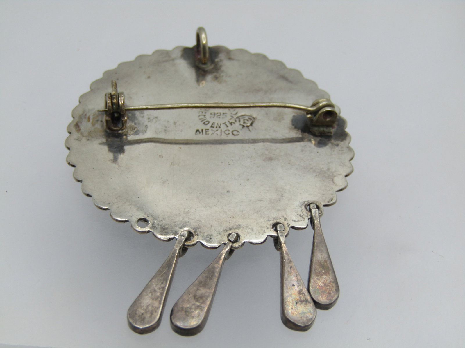 Vintage Mod Rhinestone Repousee Oval Bracelet, 7.25", 1950's-1960's, Sarah Coventry - 5