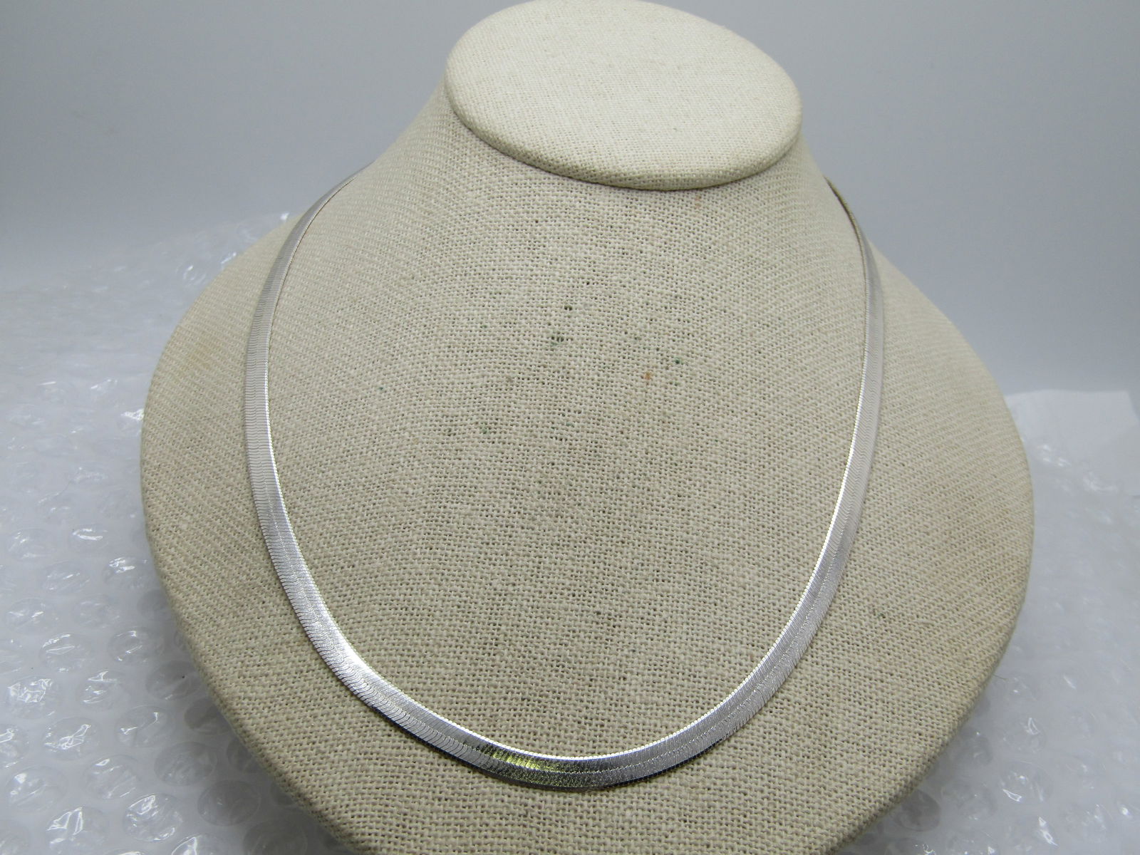Vintage 4.5mm Herringbone Necklace, 24", Unisex - 2