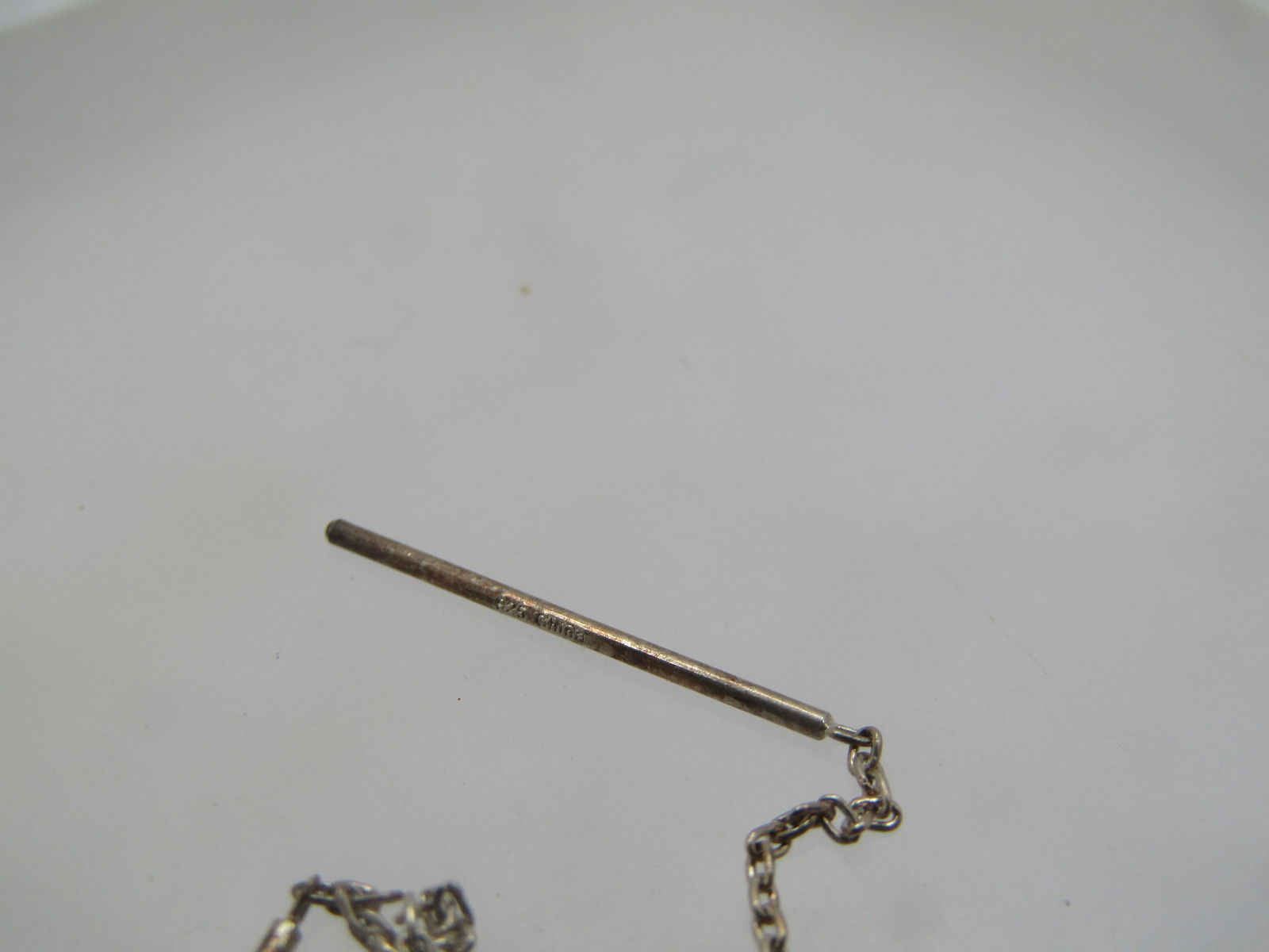 Vintage Sterling Aurora Borealis Crystal Earrings, Pierced Threaders, 1980's-1990's - 7