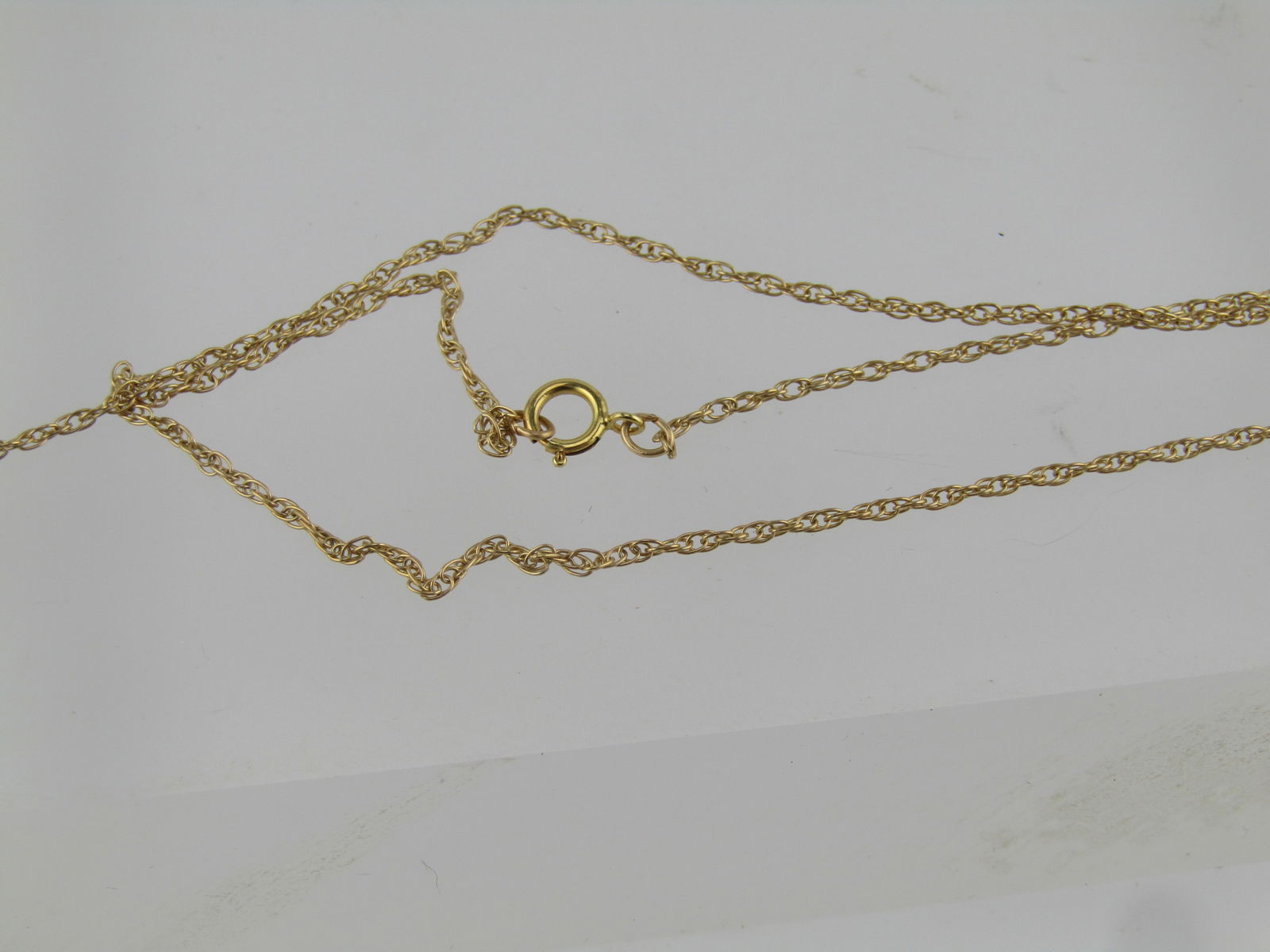 Vintage Wrapped Opal Necklace, 10kt & 14kt GF, 24", 1980's-1990's - 9