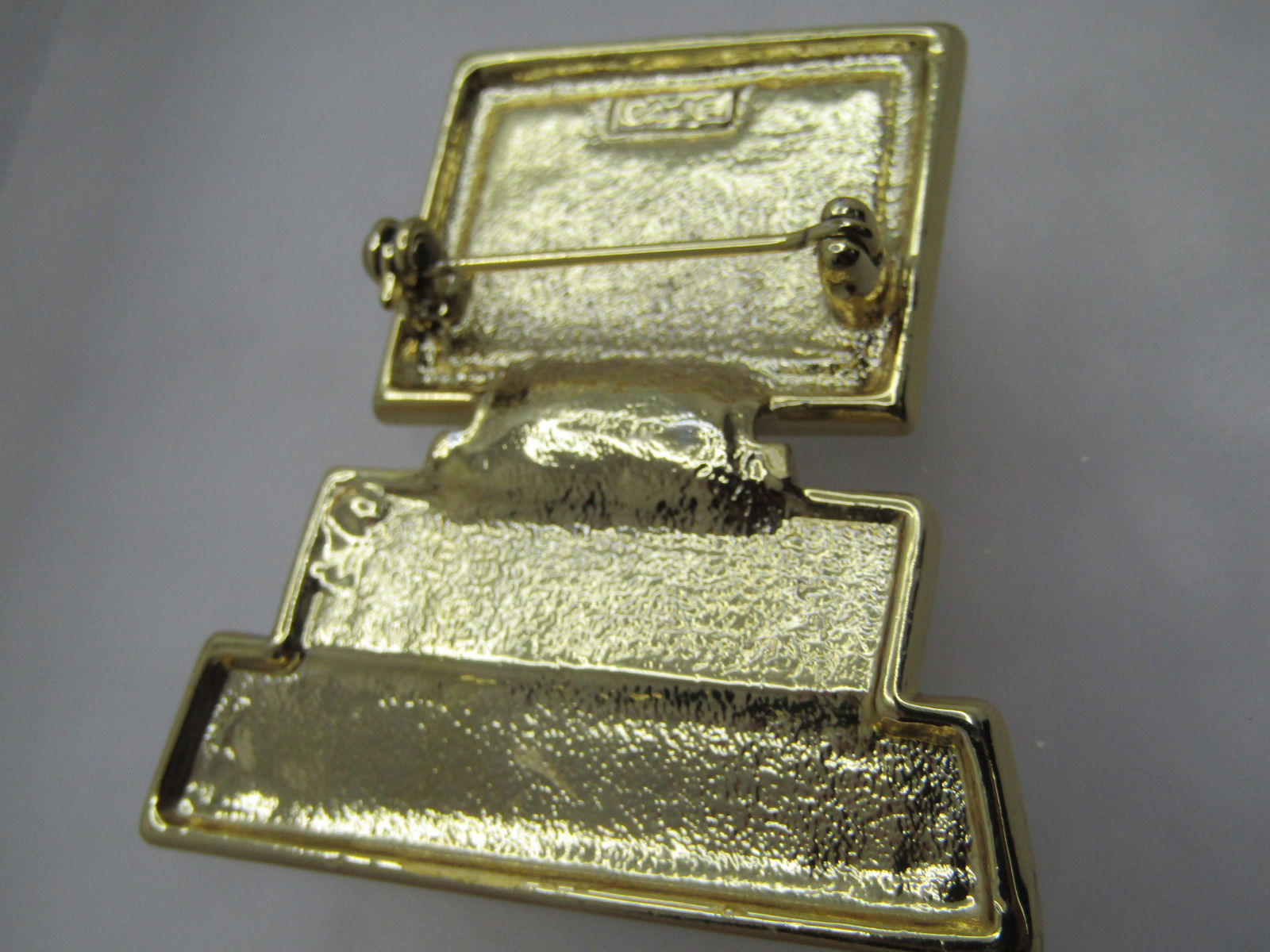 Vintage PC Computer Brooch, 1980's-1990's, Signed AJC - 4