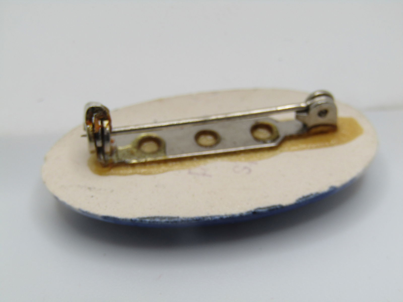 Vintage Delft Holland Windmill Village Brooch, 1.5", 1950's-1960's - 4