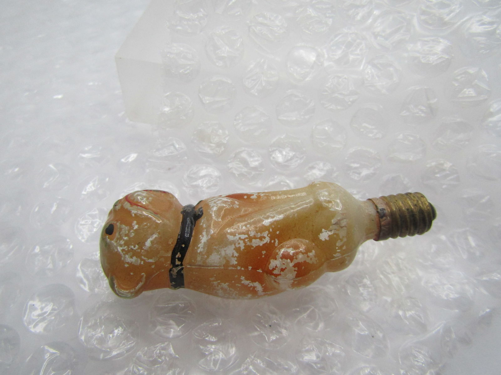 Vintage Painted English Bull Dog Bulb, 1930's - 4