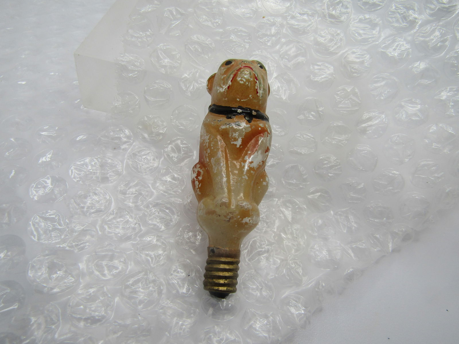 Vintage Painted English Bull Dog Bulb, 1930's - 5