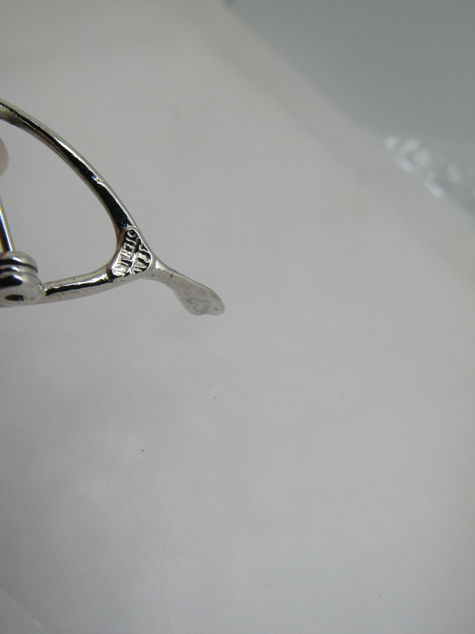 Sterling Wishbone & Pearl Brooch, Beau Sterling, 1960's-1970's - 7