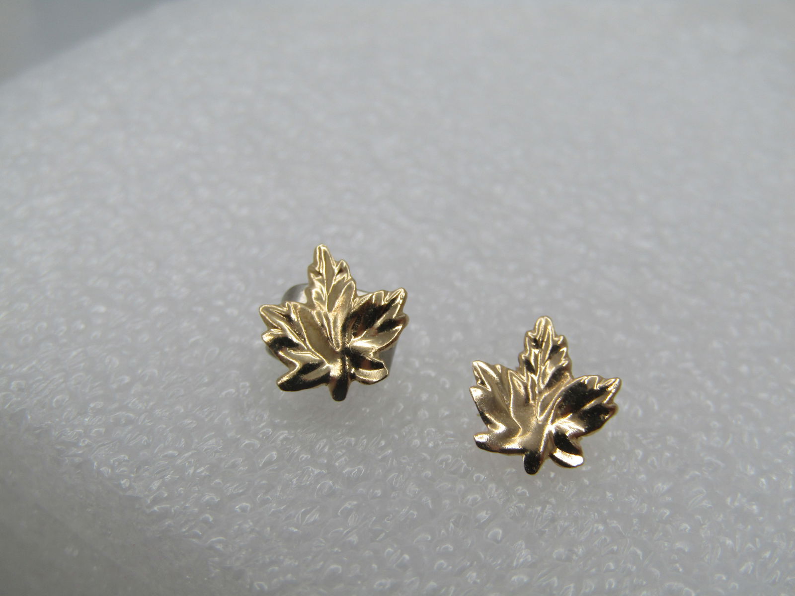 Vintage Two-Tone Double Leaf Brooch, 1960's-1970's, 2.75" - 4