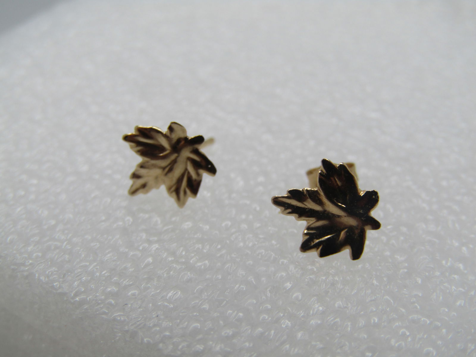 Vintage Two-Tone Double Leaf Brooch, 1960's-1970's, 2.75" - 7