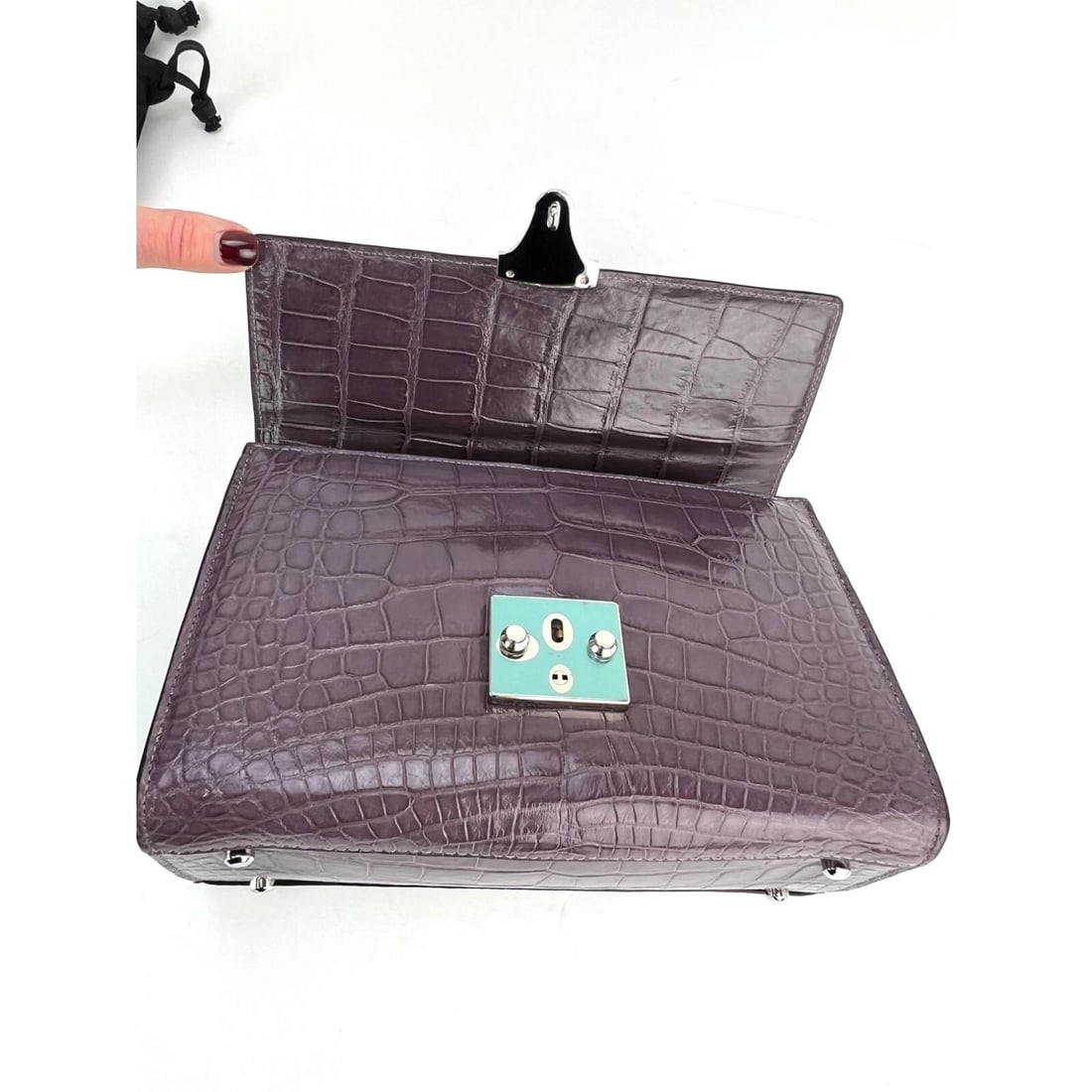 Stalvey Top Handle 2.5 Alligator Lilac Bag Crossbody Exclusive Luxury - 13