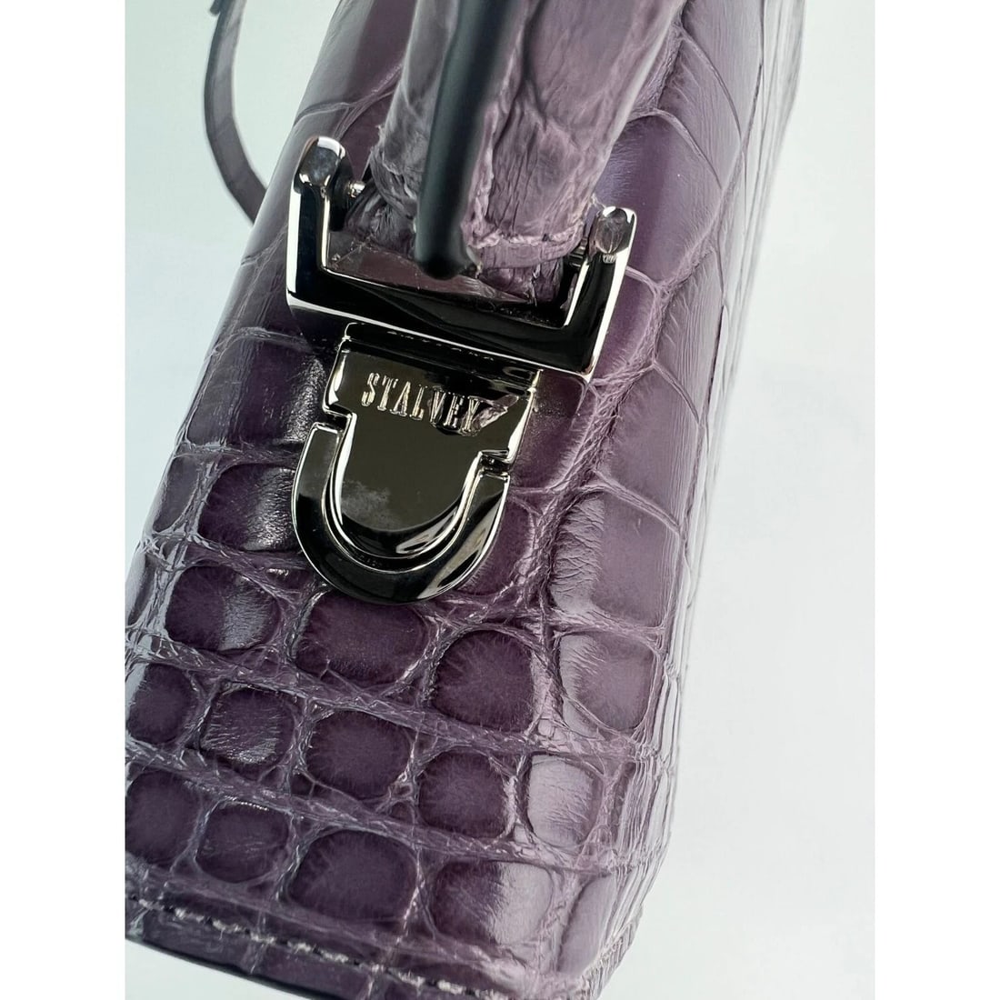 Stalvey Top Handle 2.5 Alligator Lilac Bag Crossbody Exclusive Luxury - 6