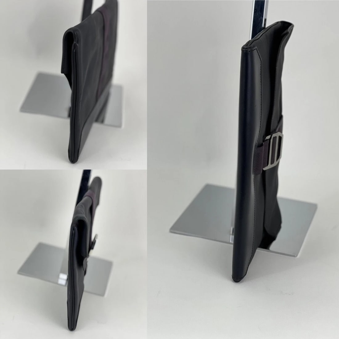 HERMÈS Messenger Cityslide Pouch Evercolor Indigo Blue Clutch Bag - 12