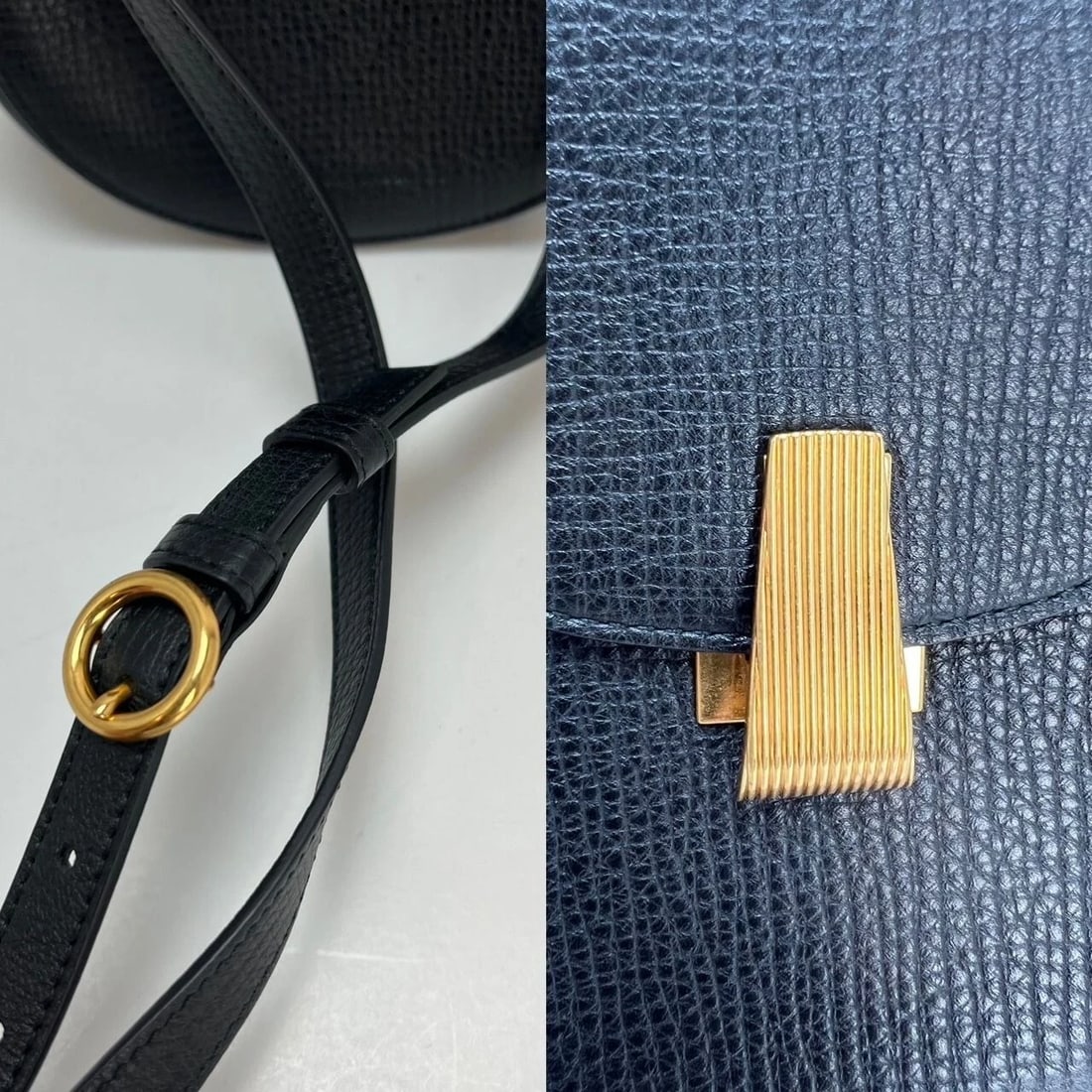 Bottega Veneta Palmellato Calfskin rounded Belt Waist Bag Black - 12