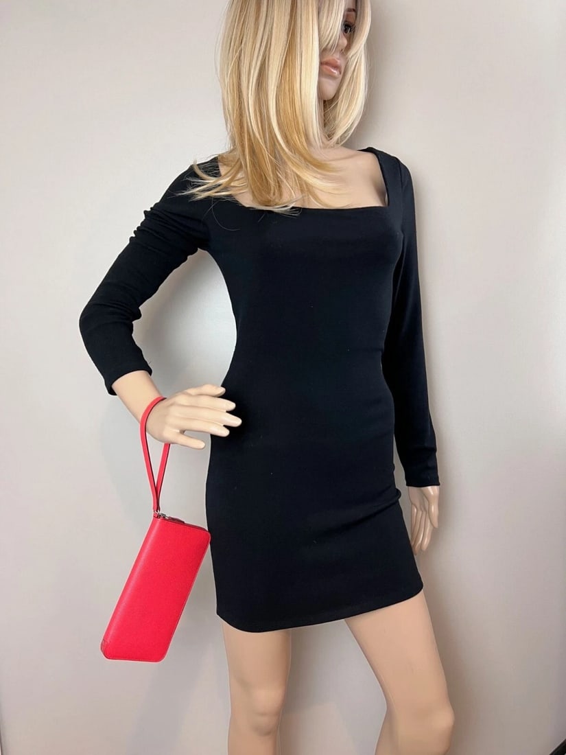 Hermes Epsom Lucky Wrist Azap Leather Pink Red Wallet - 9