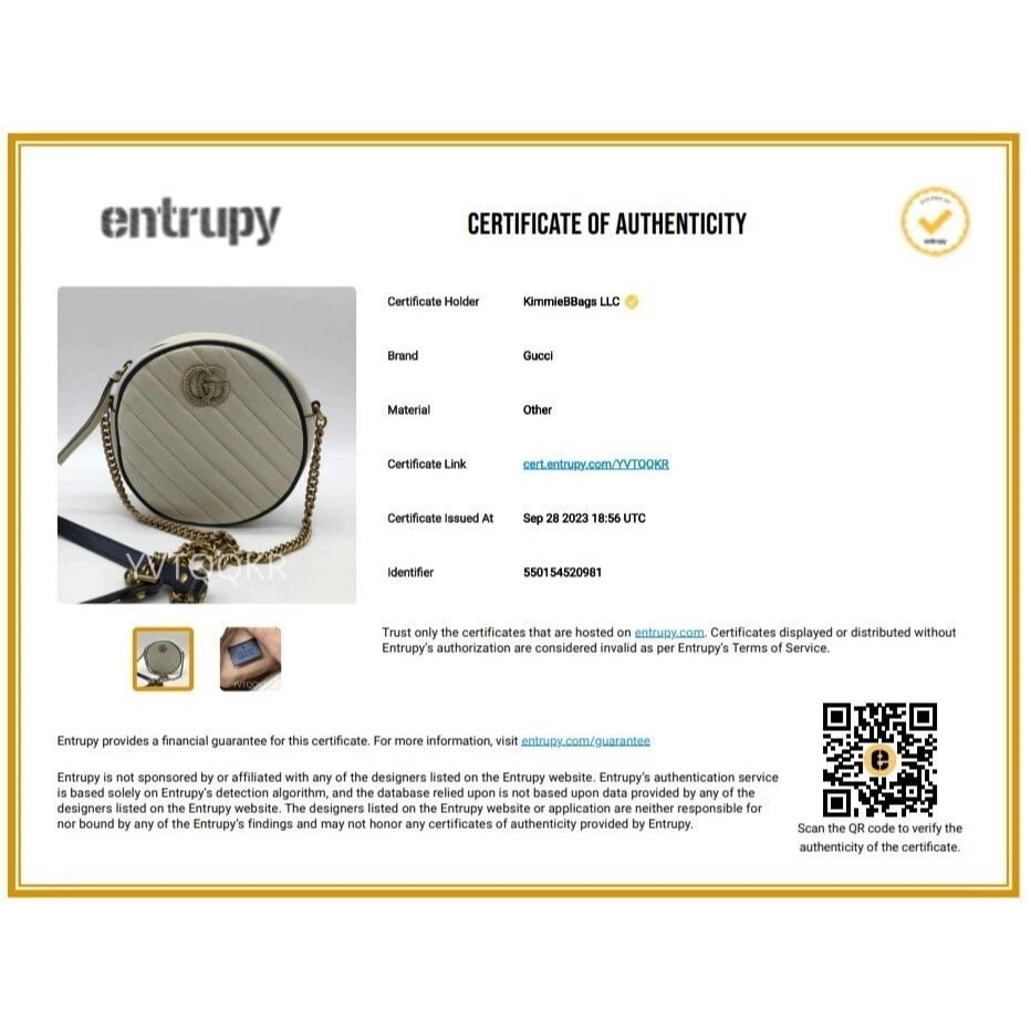 Gucci GG Azalea Matelasse Leather Round Mystic White Shoulder Bag - 10