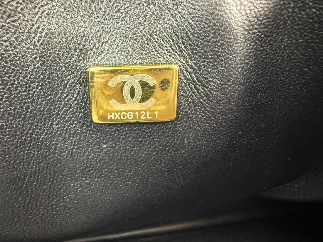 Chanel Jersey Knit Quilted Crystal Embellished Medium Double Flap Bag - 12