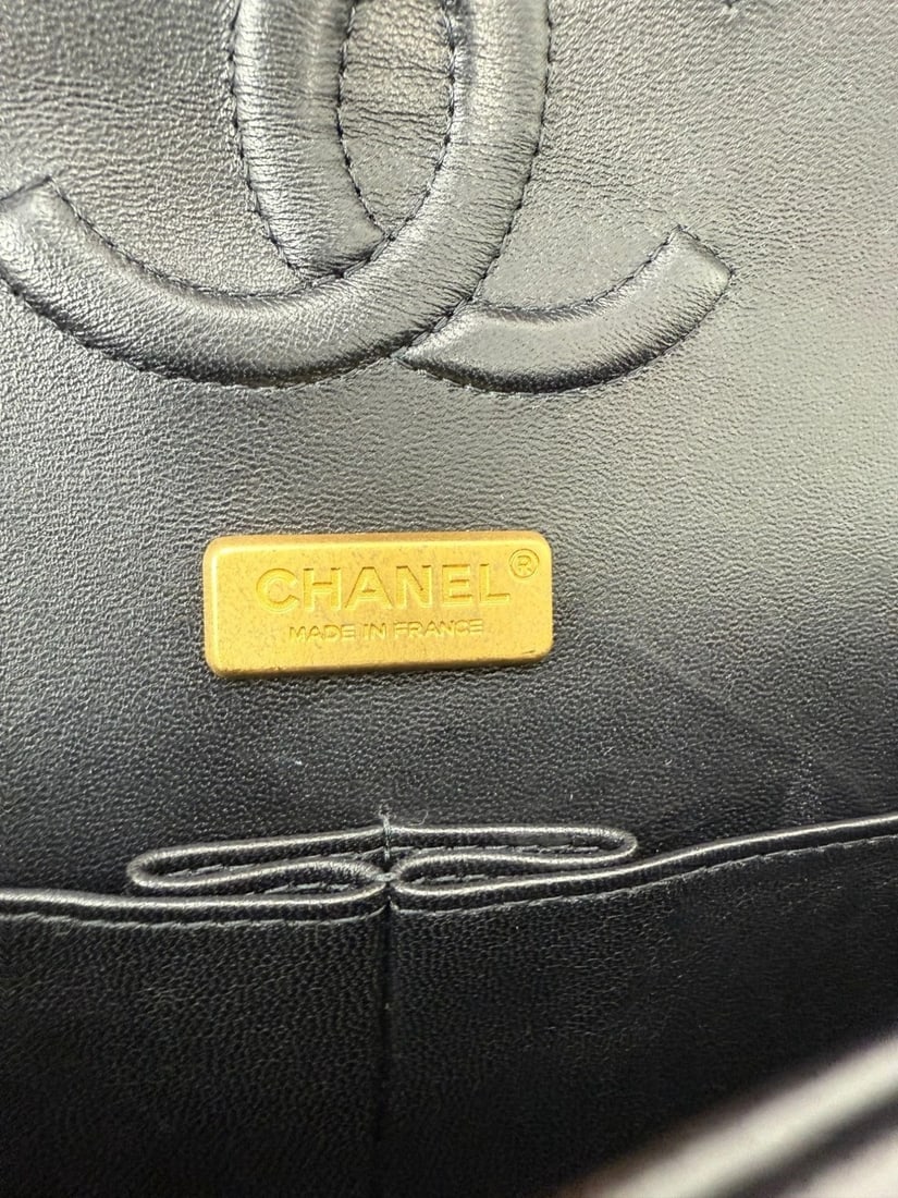 Chanel Jersey Knit Quilted Crystal Embellished Medium Double Flap Bag - 13