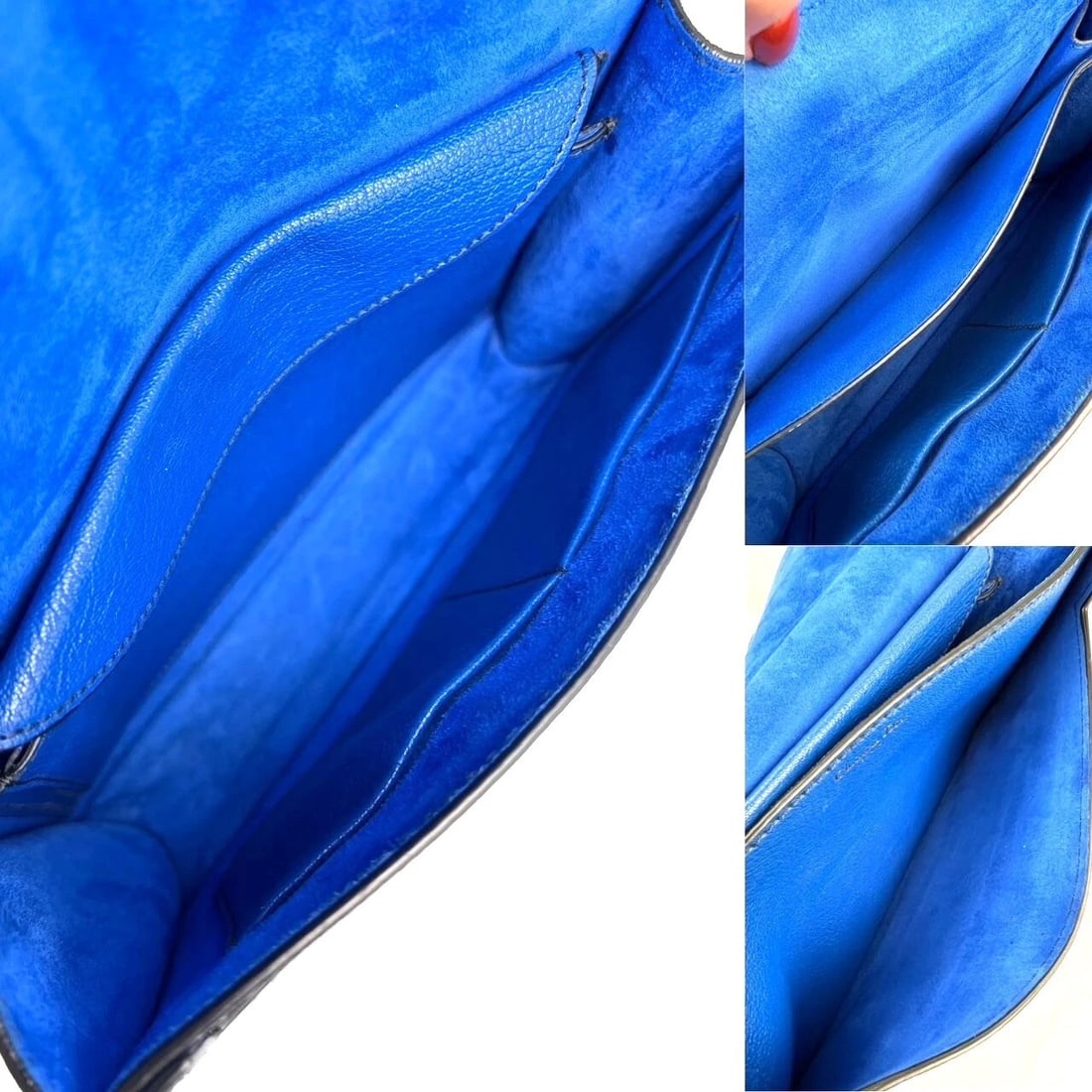 Christian Dior CD J'ADIOR Blue Flap Leather Shoulder Bag - 3