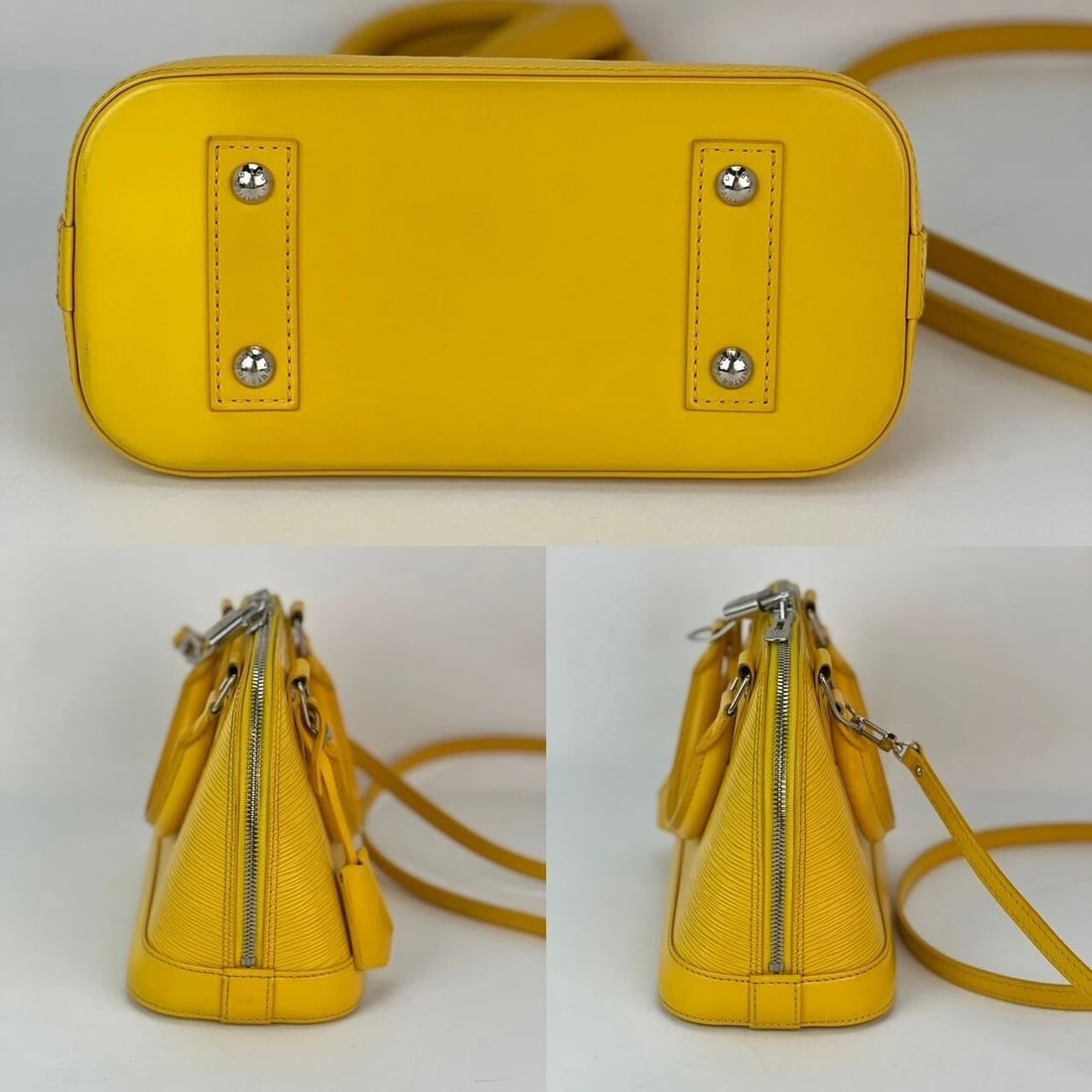 LOUIS VUITTON Alma BB Epi Leather Shoulder Bag - 5