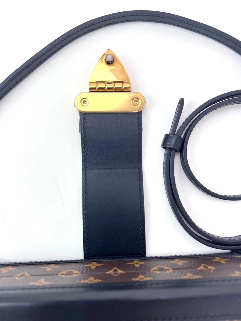 Louis Vuitton Petite Malle Patches Monogram Crossbody Clutch Bag - 9