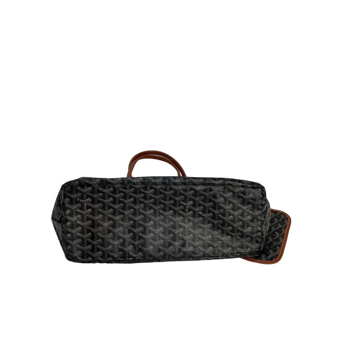 GOYARD St. Louis Goyardine PM Black Tote - 5