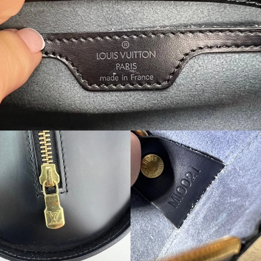 Louis Vuitton Soufflot Black Epi Leather Shoulder Bag - 3