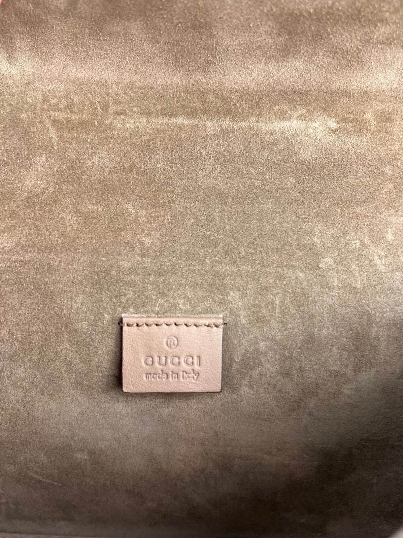 Gucci GGSupreme Blooms Print Embroidered MM Dionysus Blue Shoulder Bag - 11