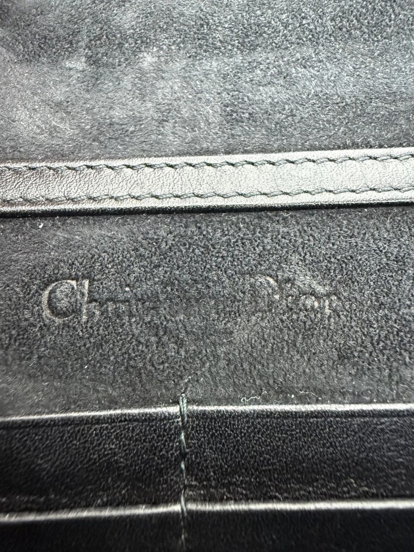 Christian Dior Calfskin Black D-Fence Croisiere Wallet on a Chain - 10