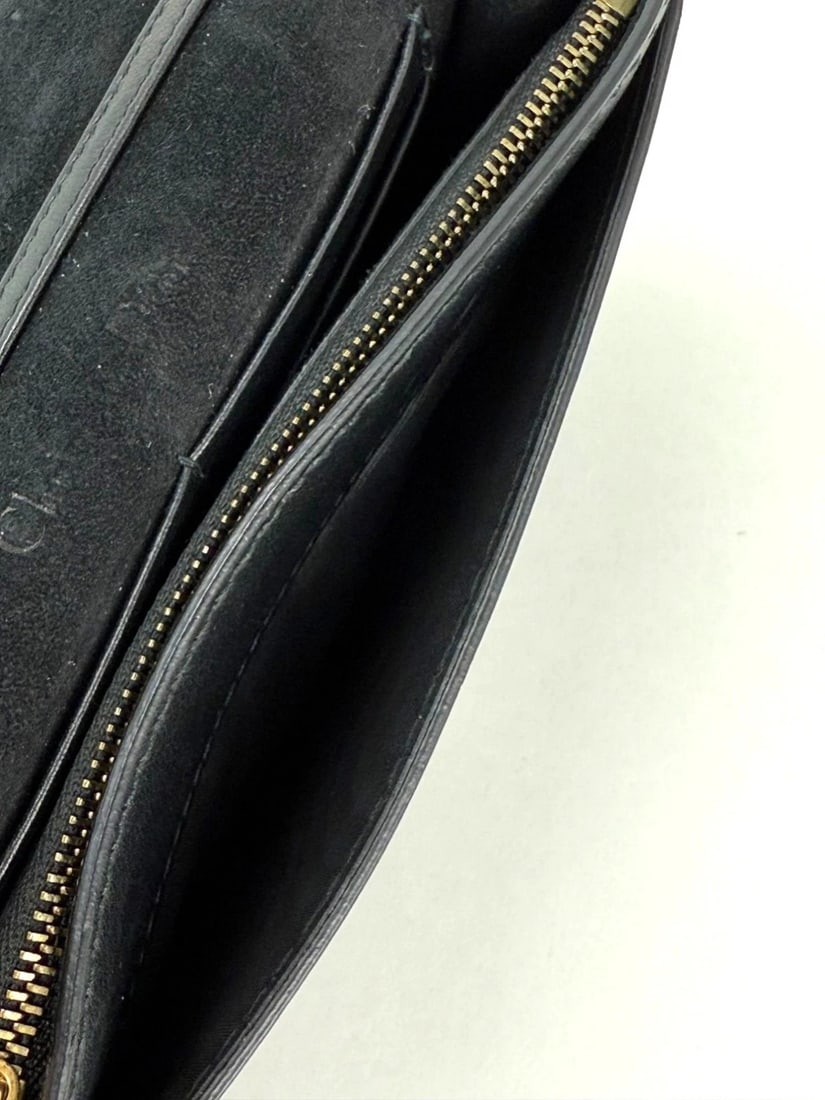 Christian Dior Calfskin Black D-Fence Croisiere Wallet on a Chain - 7