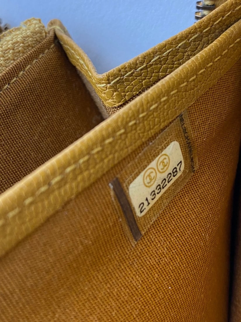 Chanel Quilted Yellow Patent Leather Brilliant Zip Around Wallet - 10