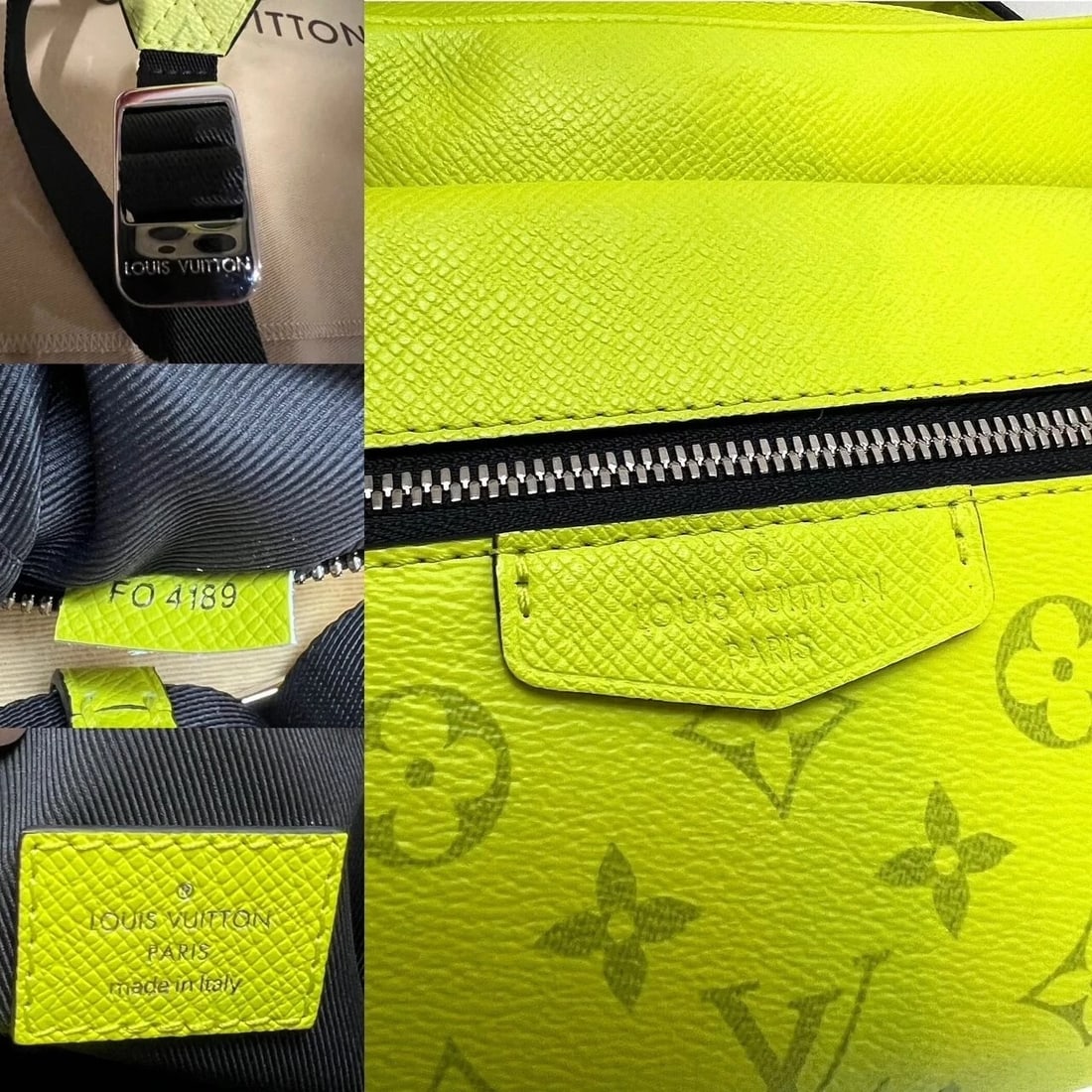 LOUIS VUITTON Taiga Outdoor Messenger Yellow Bag - 7
