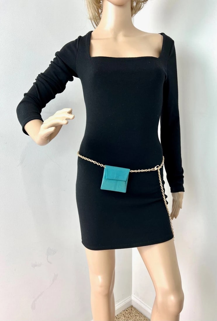 Hermès Purse Chevre Mysore Bastia Verso Coin Purse Mini Wallet - 3