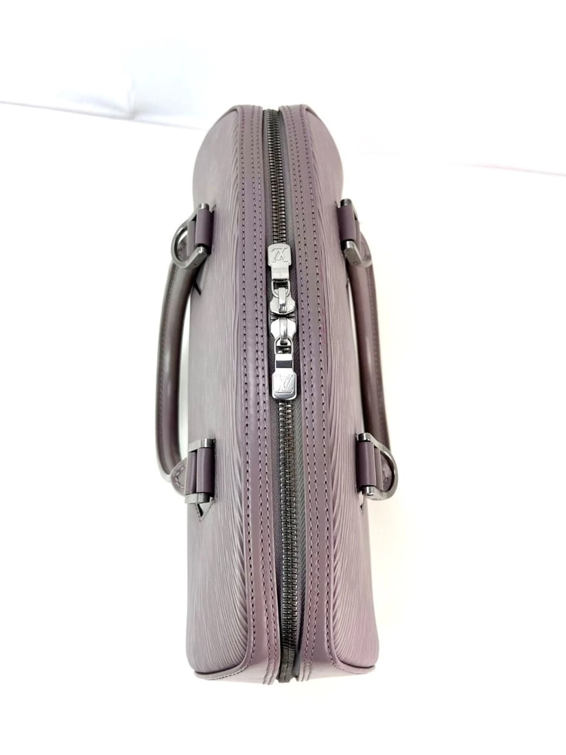 LOUIS VUITTON Epi Jasmin Grey Leather Hand Bag - 11
