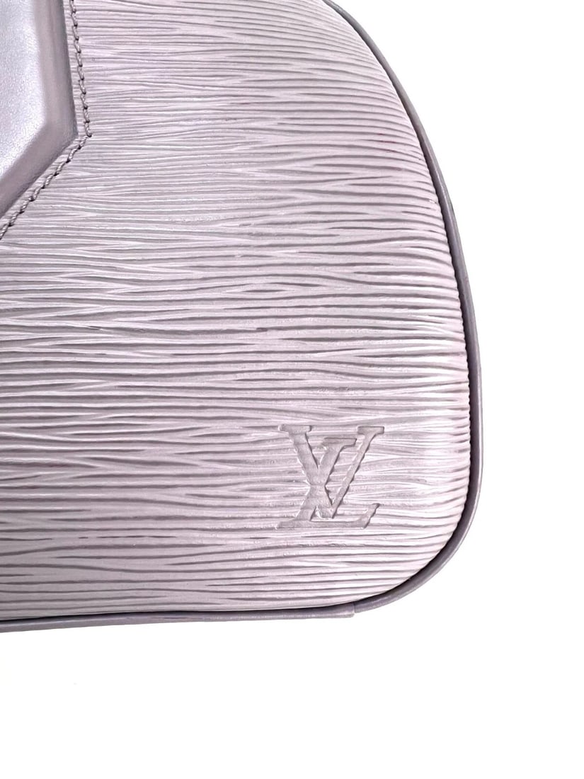 LOUIS VUITTON Epi Jasmin Grey Leather Hand Bag - 12