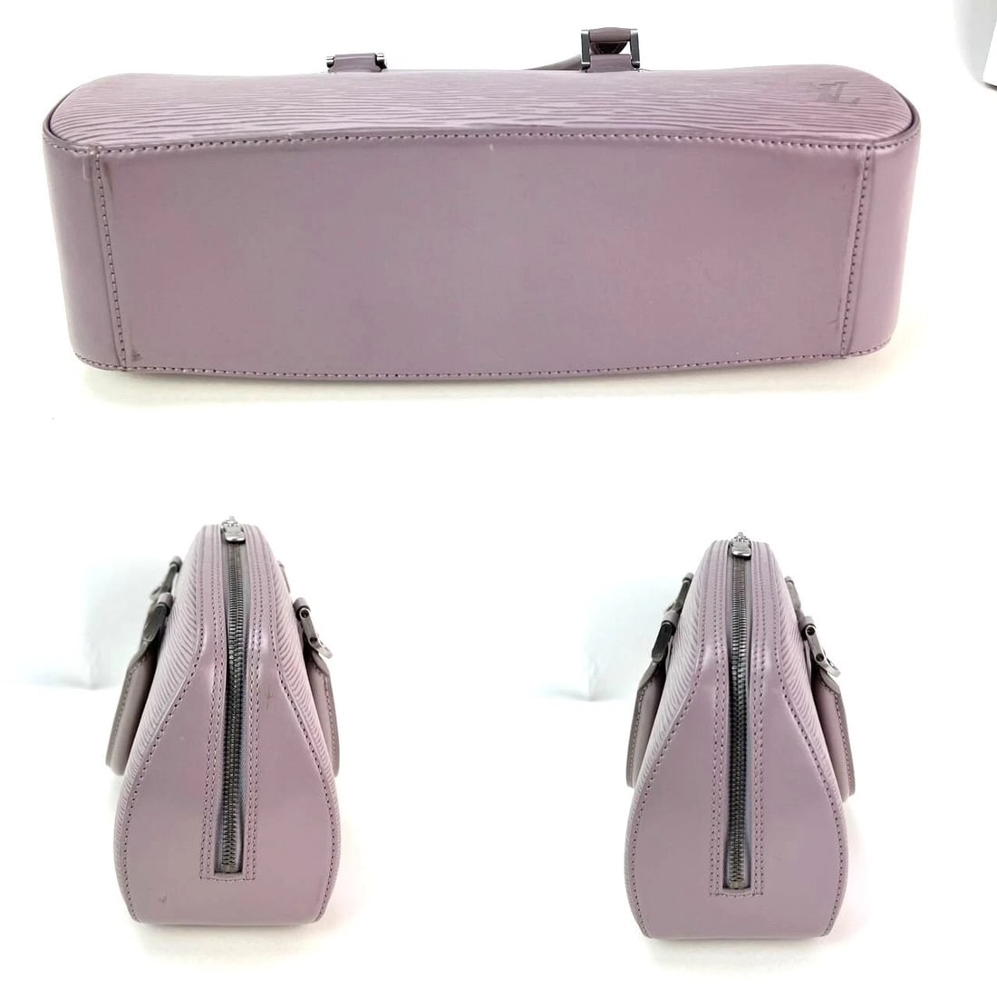 LOUIS VUITTON Epi Jasmin Grey Leather Hand Bag - 3