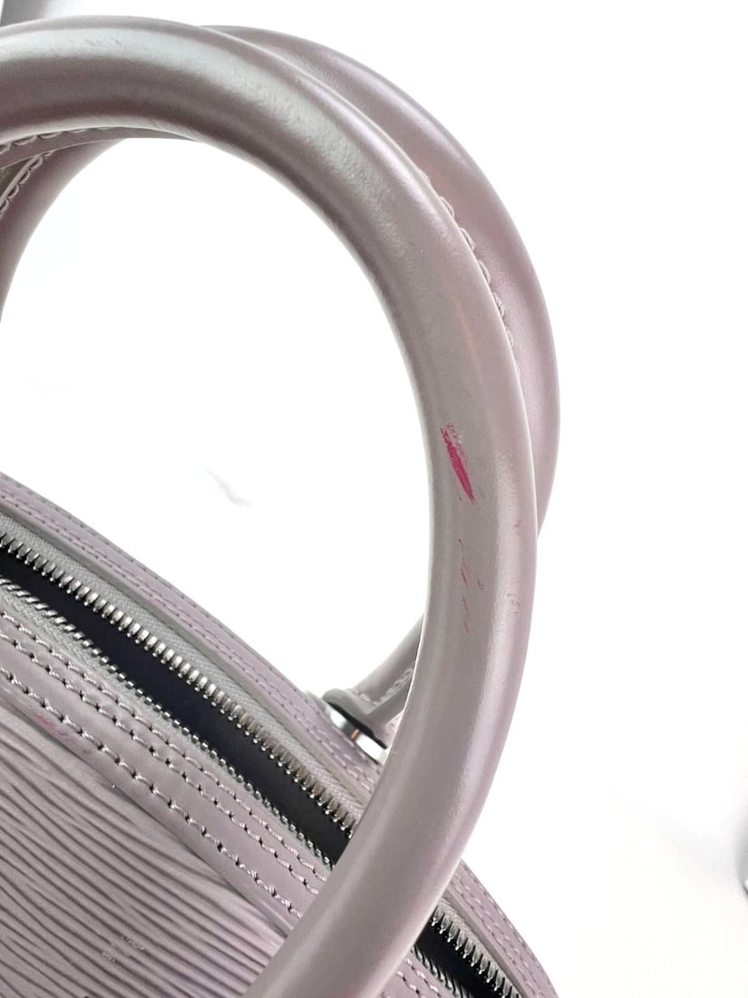 LOUIS VUITTON Epi Jasmin Grey Leather Hand Bag - 9