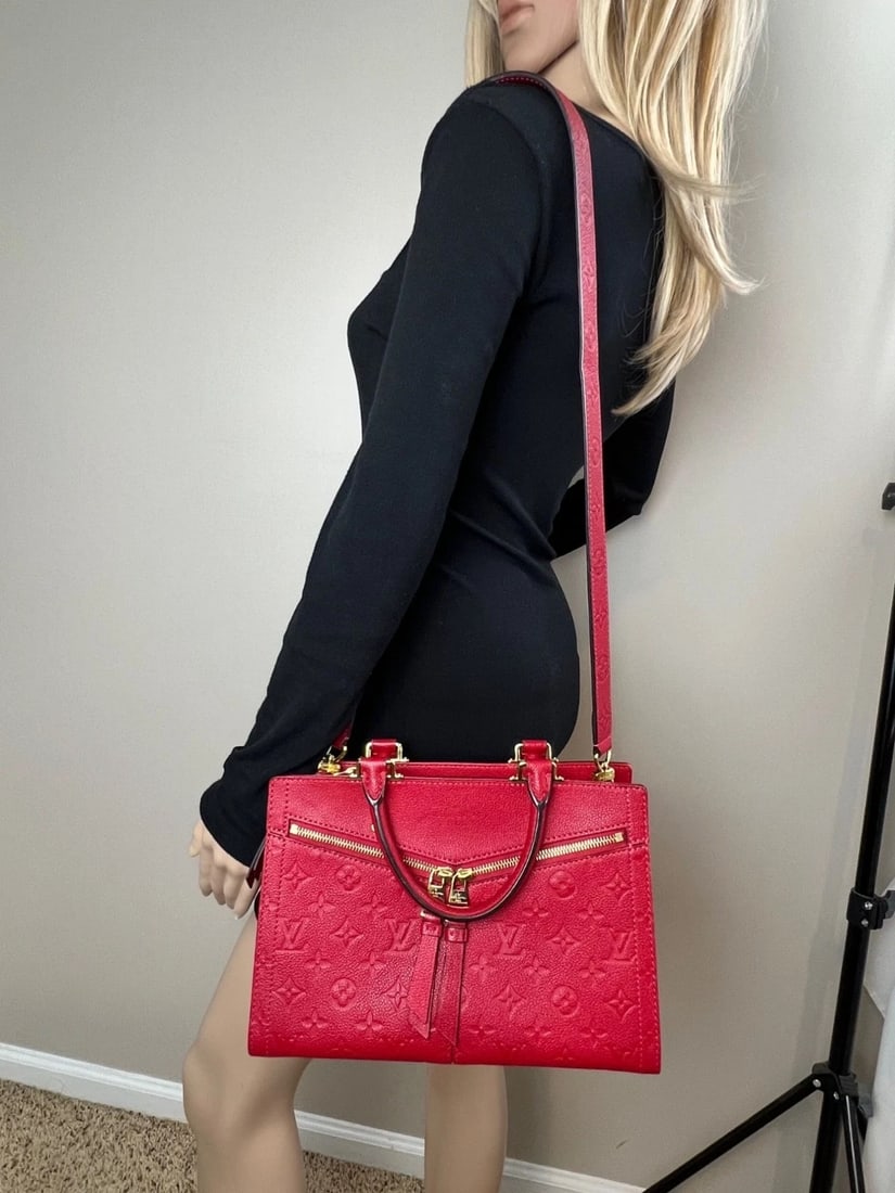 Louis Vuitton Scarlett Monogram Sully Empriente Leather Shoulder Bag - 17