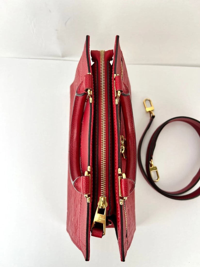 Louis Vuitton Scarlett Monogram Sully Empriente Leather Shoulder Bag - 9