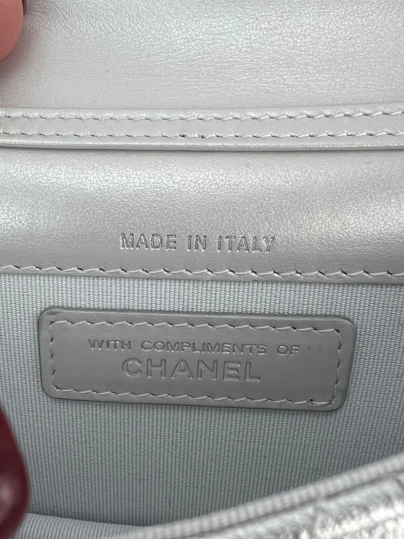 Chanel Metallic Goatskin Quilted Star Flap Waist Belt Shoulder Bag - 4