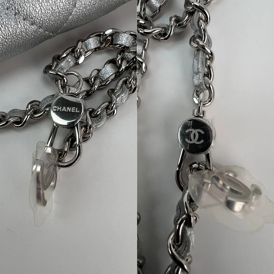 Chanel Metallic Goatskin Quilted Star Flap Waist Belt Shoulder Bag - 8