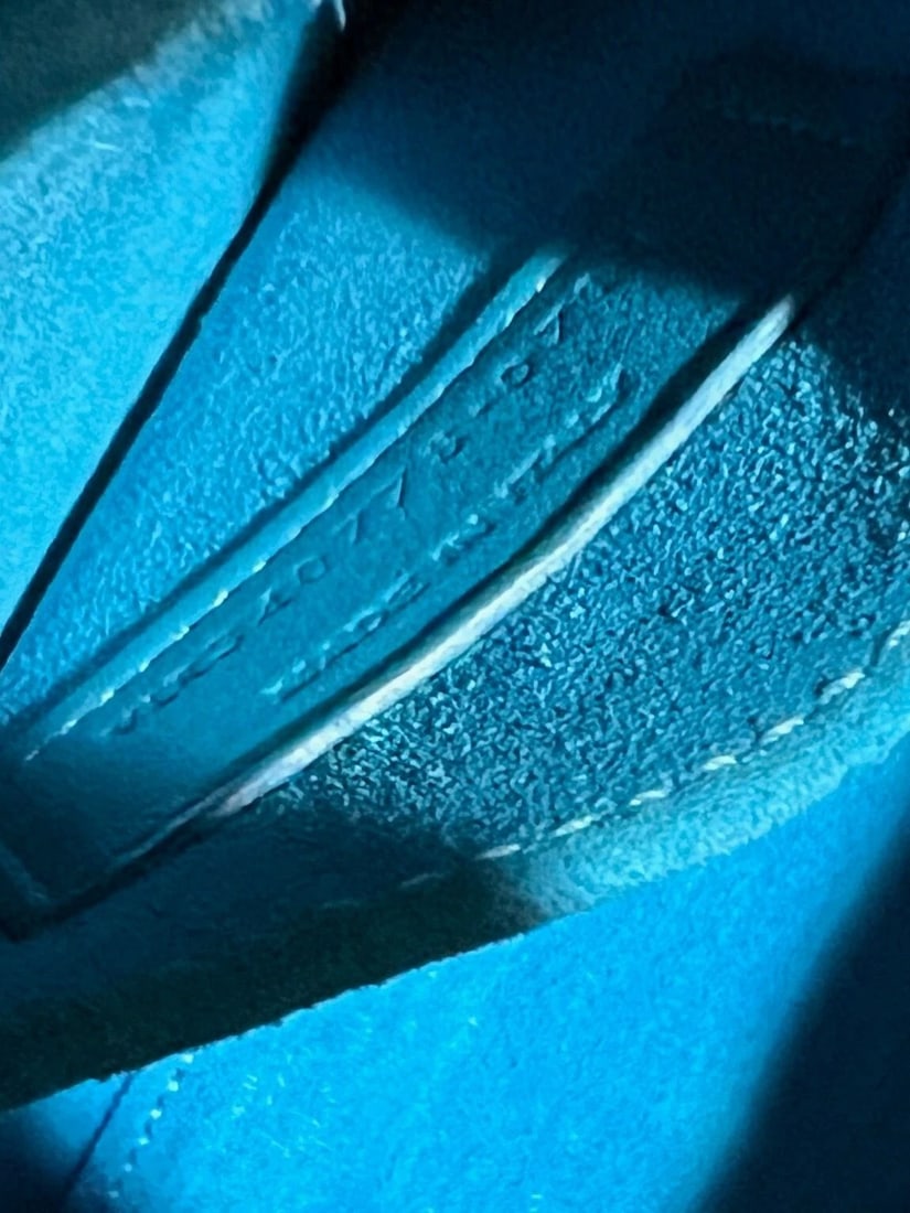 Saint Laurent Sac De Jour Blue Leather Crossbody Hand Bag - 12