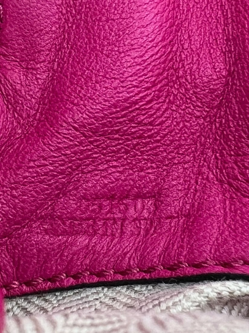 Loewe Nappa Pink Flamenco Medium Knot Shoulder Bag - 8