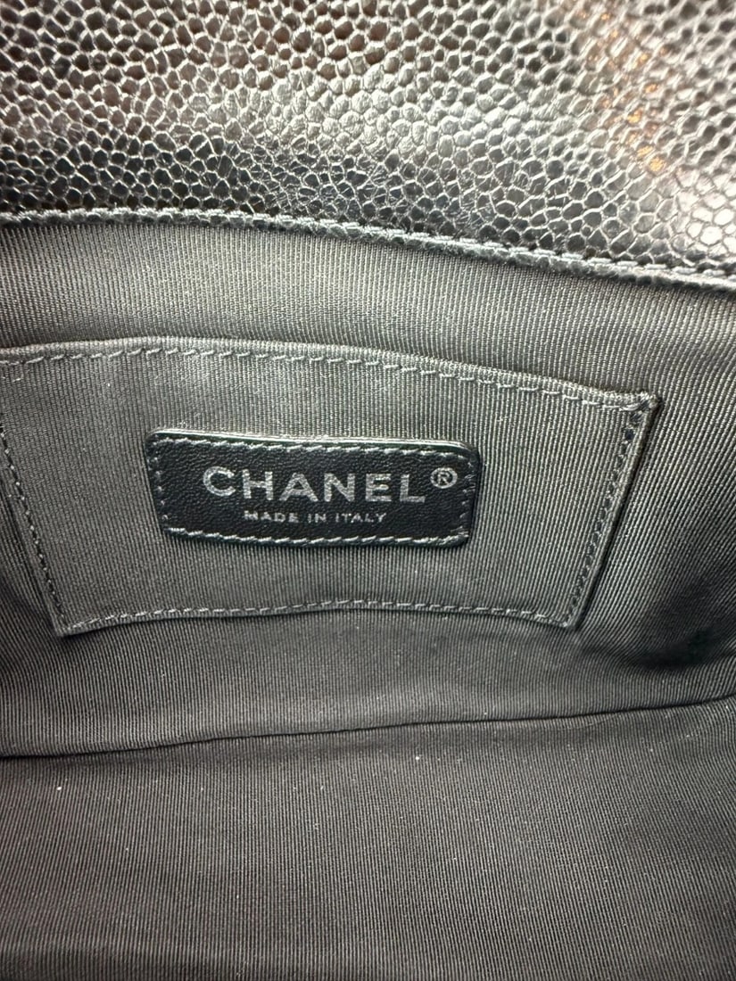 Chanel Caviar Quilted Incocognito Mini Square Black Flap Bag - 6