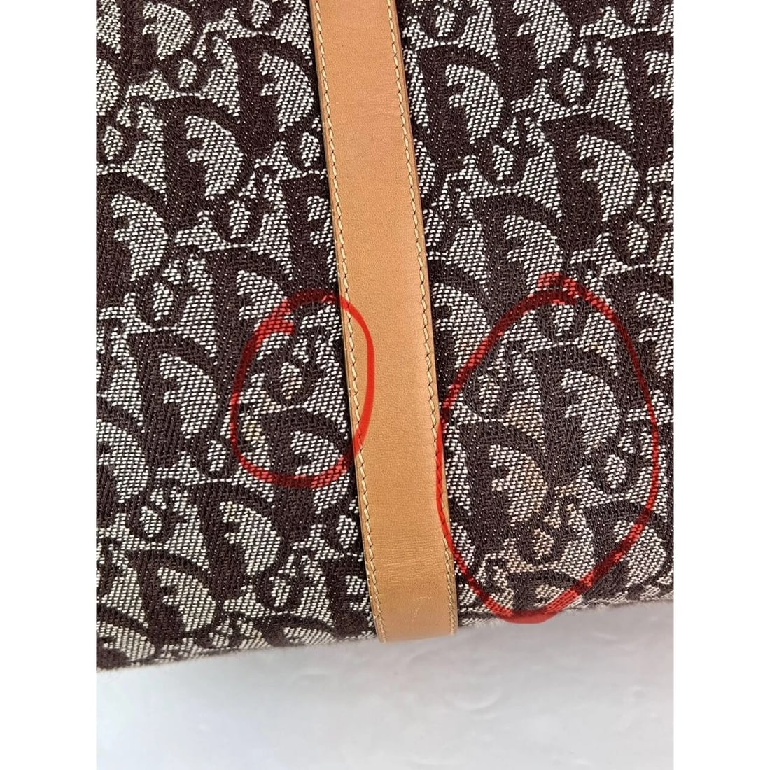 Christian Dior Vintage Trotter Diorissimo Medium Brown Boston Bag - 12