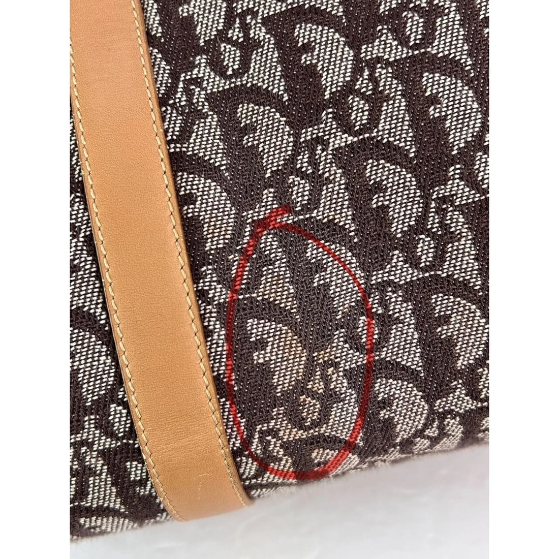 Christian Dior Vintage Trotter Diorissimo Medium Brown Boston Bag - 13