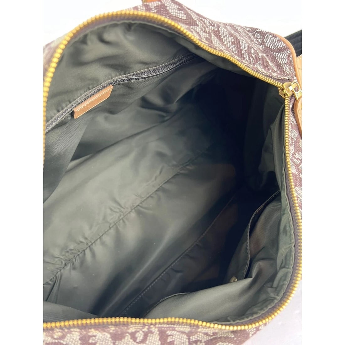 Christian Dior Vintage Trotter Diorissimo Medium Brown Boston Bag - 3